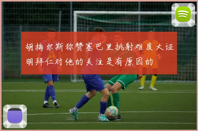 胡梅尔斯称赞塞巴里挑射难度大证明拜仁对他的关注是有原因的